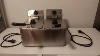 Freidora Industrial Doble Inox