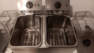 Freidora Industrial Doble Inox