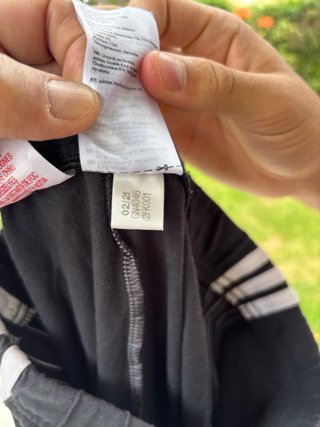 Pantalón Adidas Niños Talla M Negro