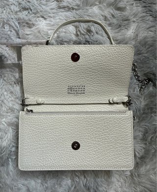 Maison Margiela Bag on Chain in Bianca