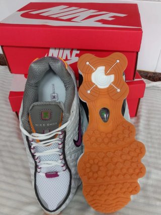 Nike Shox Mujer Morado Blanco