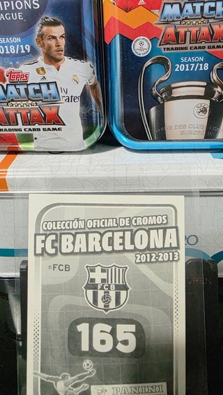 Cromo Messi Balón de Oro 2012-2013