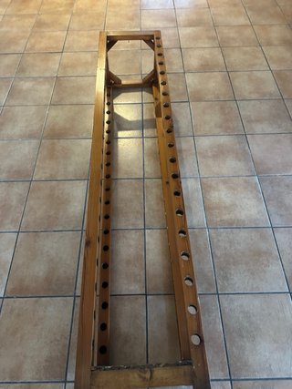 Mueble Botellero madera para vinos Alto 190 x40x40