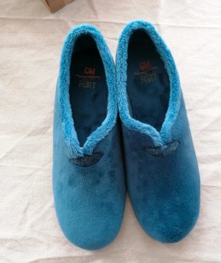 Zapatillas de casa azul/teal