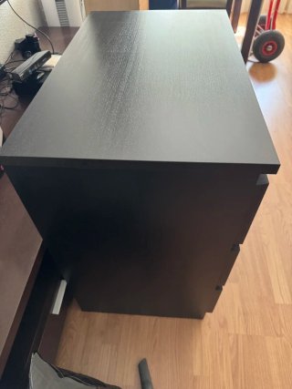 Cajonera IKEA MALM 3 cajones Negra