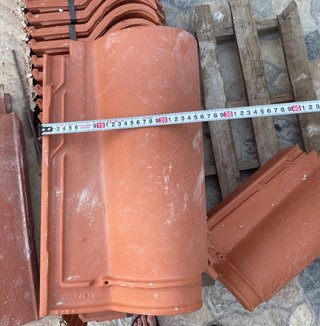 Pack de 60 Tejas de cerámica para tejado