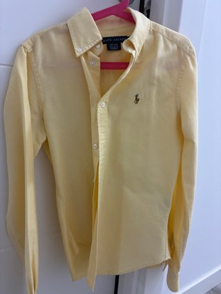 Camisa Ralph Lauren Amarilla Vintage