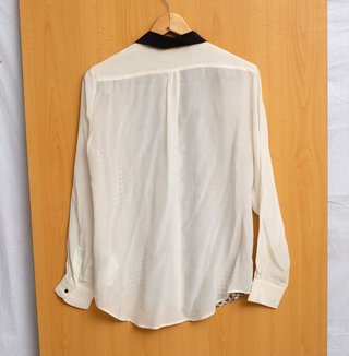 Camisa Zara Seda Morera Talla M