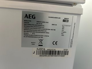 Congelador AEG horizontal blanco