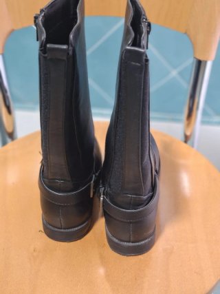 Botas altas niña negras