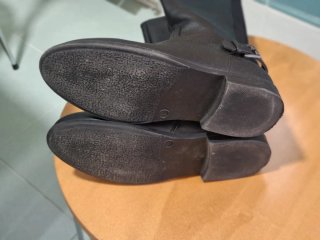 Botas altas niña negras
