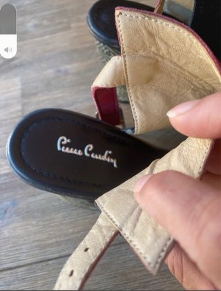 Tacones Pierre Cardin Negro/Rojo