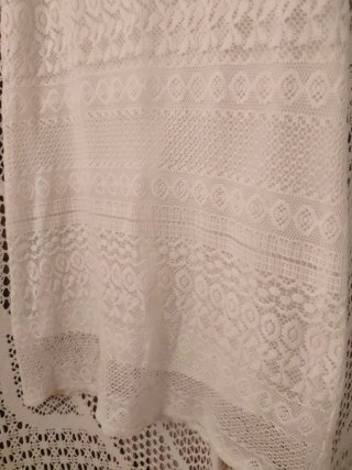 Vestido blanco encaje talla M