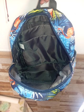 Bolso Mochila Tropical Flamencos