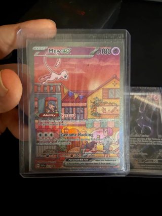 Lote Cartas Pokémon Mewtwo y Mew EX promocionales