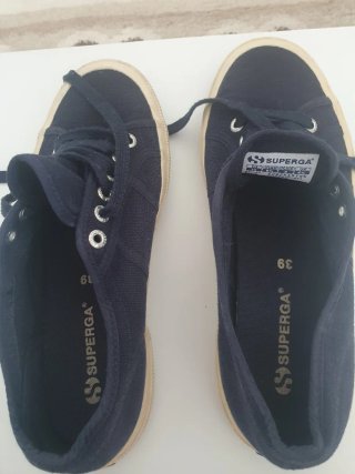 Lote Zapatillas Superga Azul Marino y gris