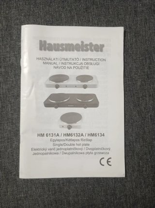 Placa vitrocerámica portátil Hausmeister