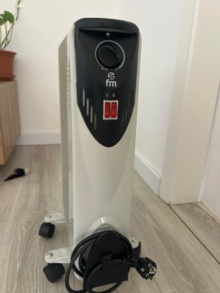 Radiador de aceite FM 1500W blanco