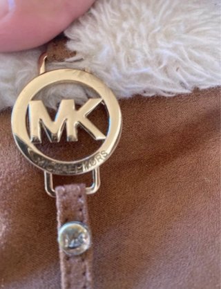 Botines Michael Kors Marrones con Logo Dorado