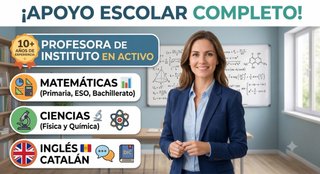 Clases particulares mates, inglés, catalán...