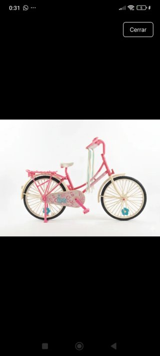 Bicicleta Nancy Rosa Juguete