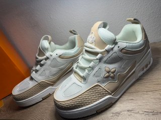 Zapatillas Louis Vuitton LV Skate Blancas / Beige