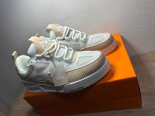Zapatillas Louis Vuitton LV Skate Blancas / Beige