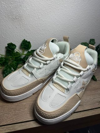 Zapatillas Louis Vuitton LV Skate Blancas / Beige