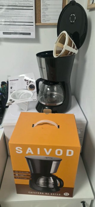 Cafetera SAIVOD Goteo Negra