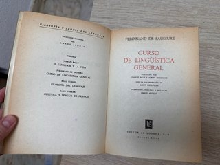 Curso de lingüística general