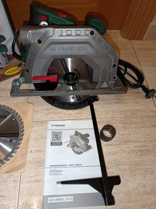 Sierra Circular Parkside 1350W nuevo