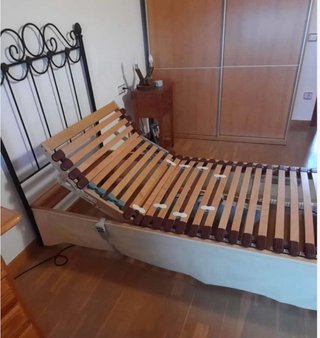 Cama articulada con cabecero colchón nordicoyfunda