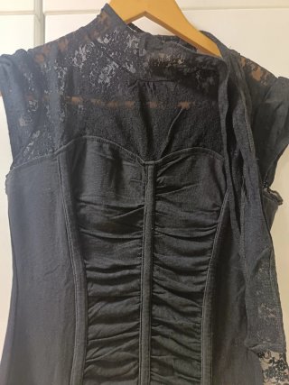 Corset Negro Encaje