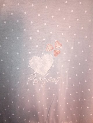Camisón mujer azul y rosa