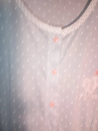 Camisón mujer azul y rosa