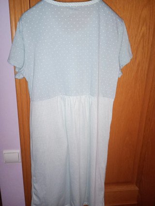 Camisón mujer azul y rosa