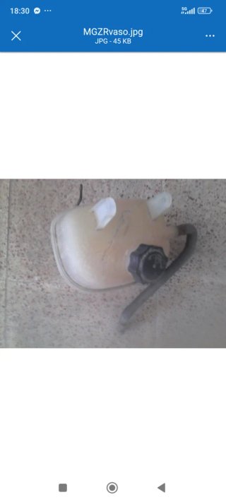Vaso expansión refrigerante para MG ZR año 2005