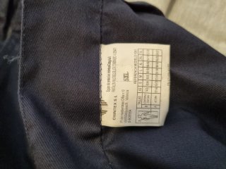 Pantalón de trabajo azul y amarillo
