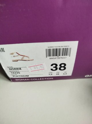 Sandali Gioseppo donna pelle nappa n.38