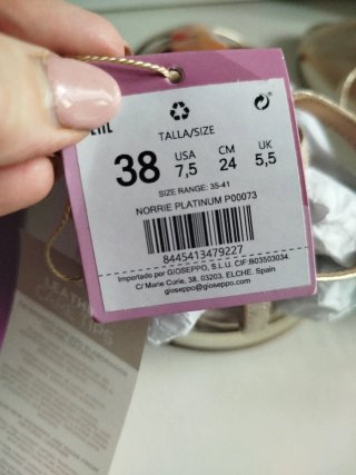 Sandali Gioseppo donna pelle nappa n.38