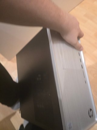 Caja PC HP Plata