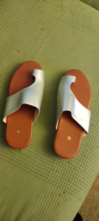 Sandalias plateadas talla 38