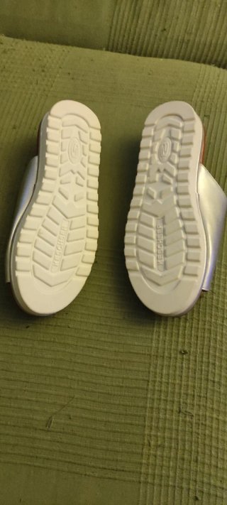 Sandalias plateadas talla 38