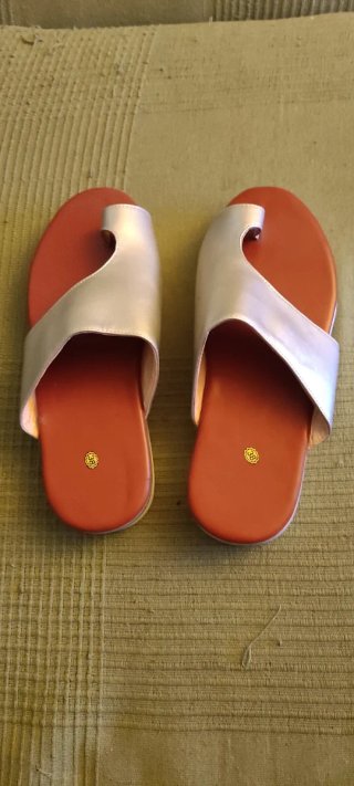 Sandalias plateadas talla 38