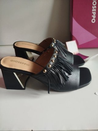 Sandali Gioseppo Pelle Neri Tg 39