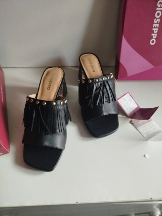 Sandali Gioseppo Pelle Neri Tg 39