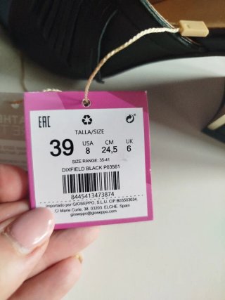 Sandali Gioseppo Pelle Neri Tg 39