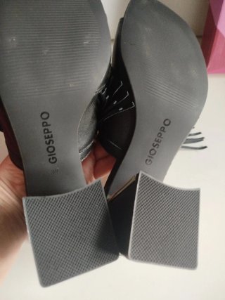 Sandali Gioseppo Pelle Neri Tg 39