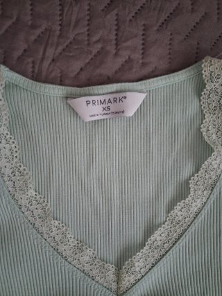 Camiseta verde Primark Talla XS