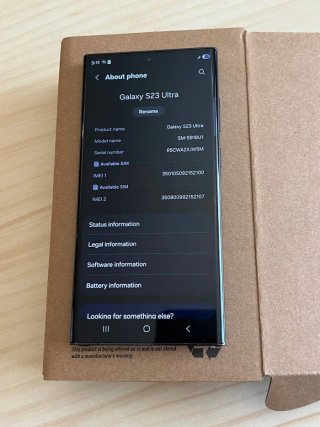 Samsung Galaxy S23 ultra 5G 256GB Negro